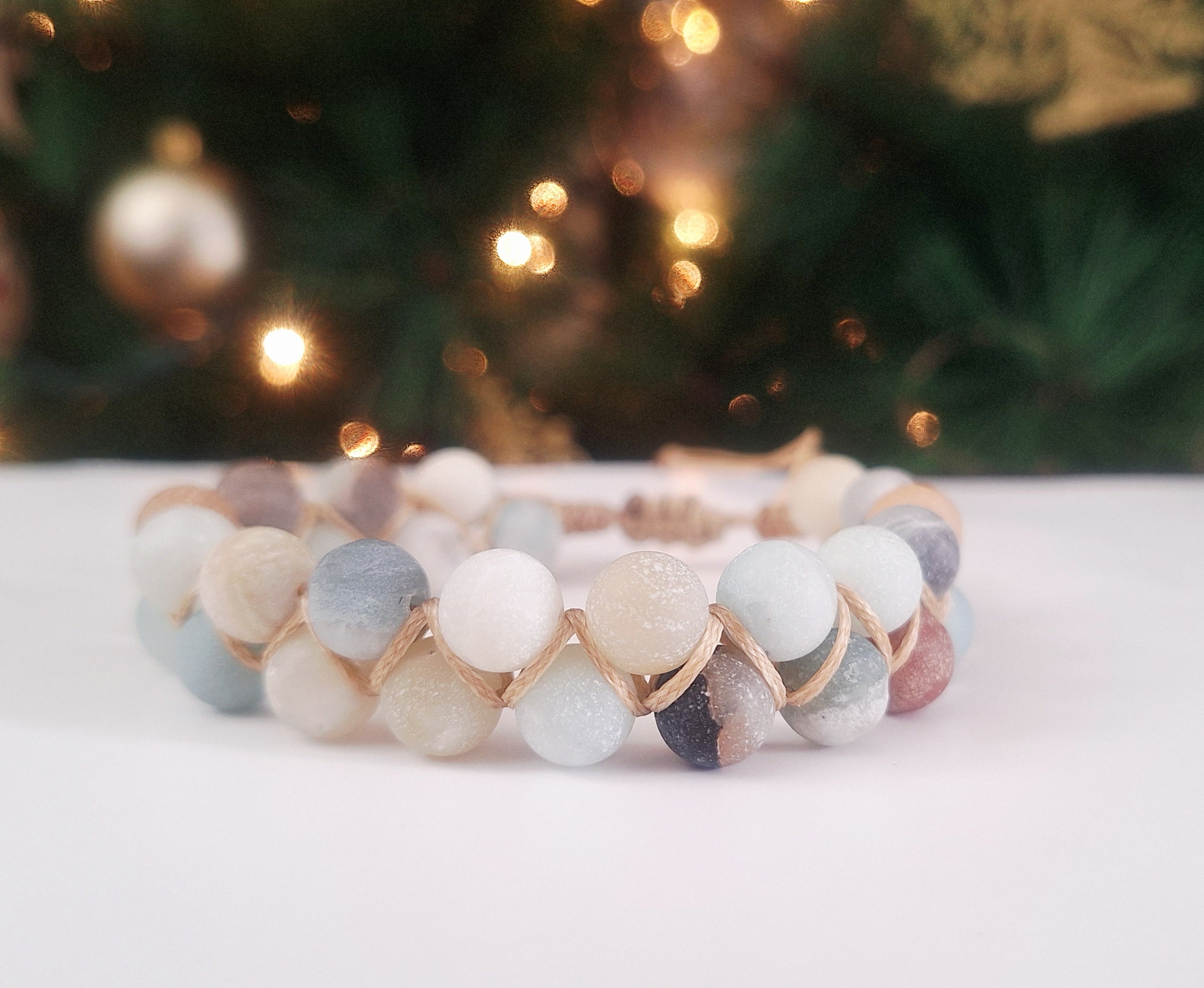 Brisa Marina-- Pulsera Artesanal de Amazonita