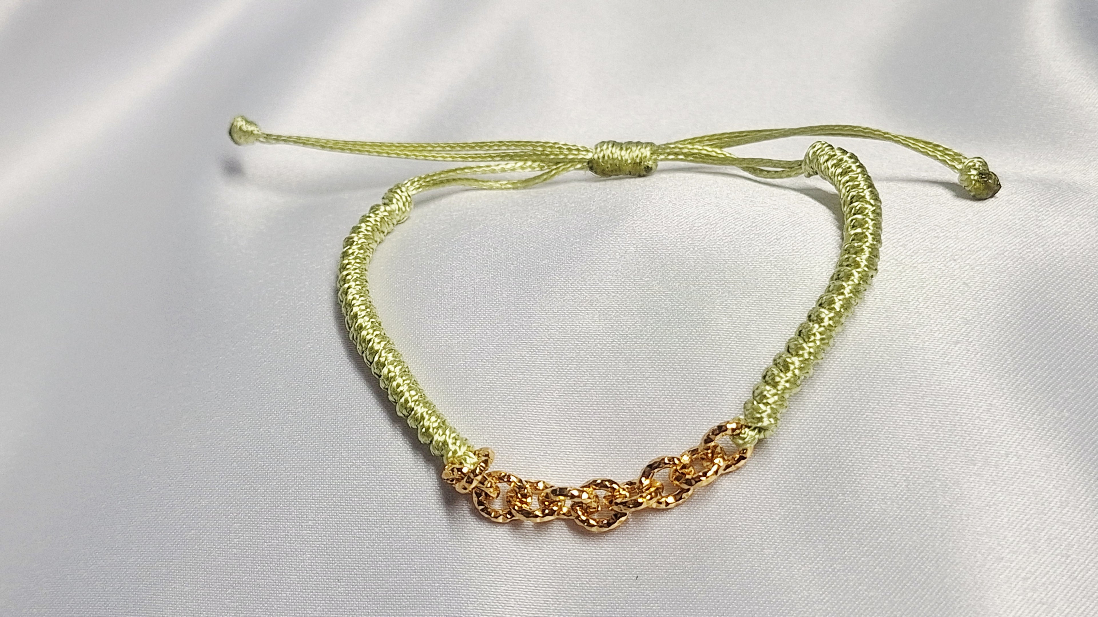 Pulsera Trenza Dorada