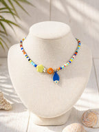 Collar Pececito — Cuentas de Vidrio