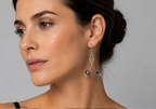 Aretes Infinito — Alambre y Cristal