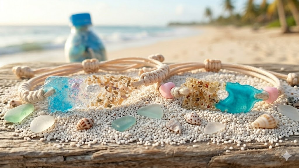 Pulsera Boho Puerto Rico — Arena y Mar