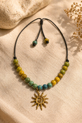 Collar Sol Boho — Acero Inoxidable 304