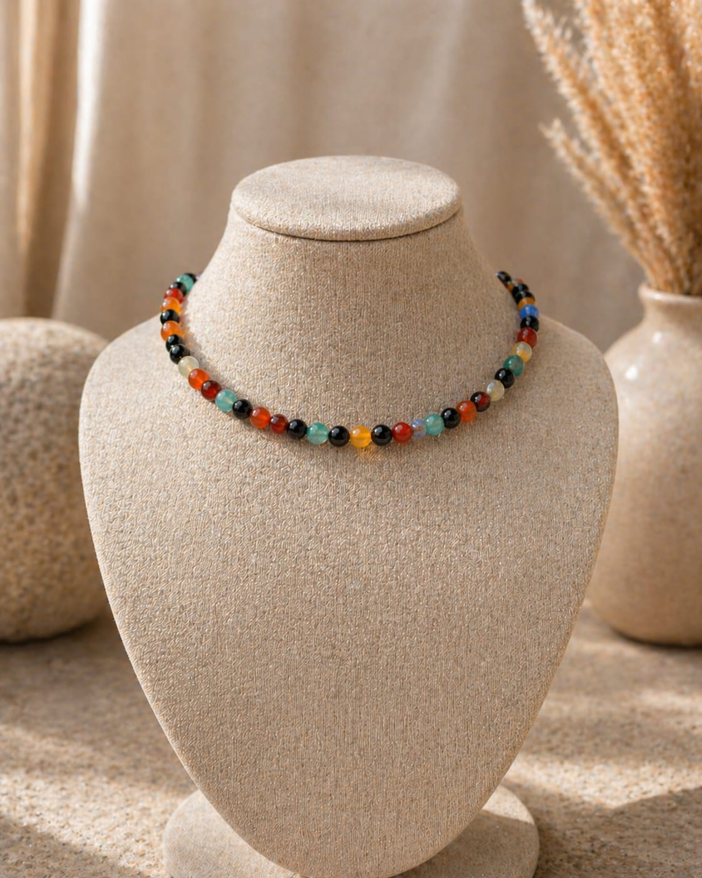 Choker de Piedras Semipreciosas Multicolor