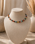 Choker de Piedras Semipreciosas Multicolor