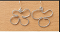 Flores de Plata — Aretes de Alambre