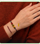 Pulsera Tribal Unisex — Cerámica y Acero Inoxidable
