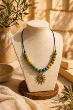 Collar Sol Boho — Acero Inoxidable 304