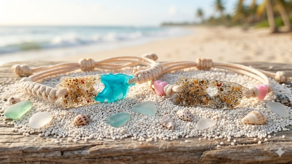 Pulsera Boho Puerto Rico — Arena y Mar