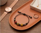Pulsera Tribal Unisex — Cerámica y Acero Inoxidable