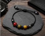 Pulsera Tribal Unisex — Cerámica y Acero Inoxidable